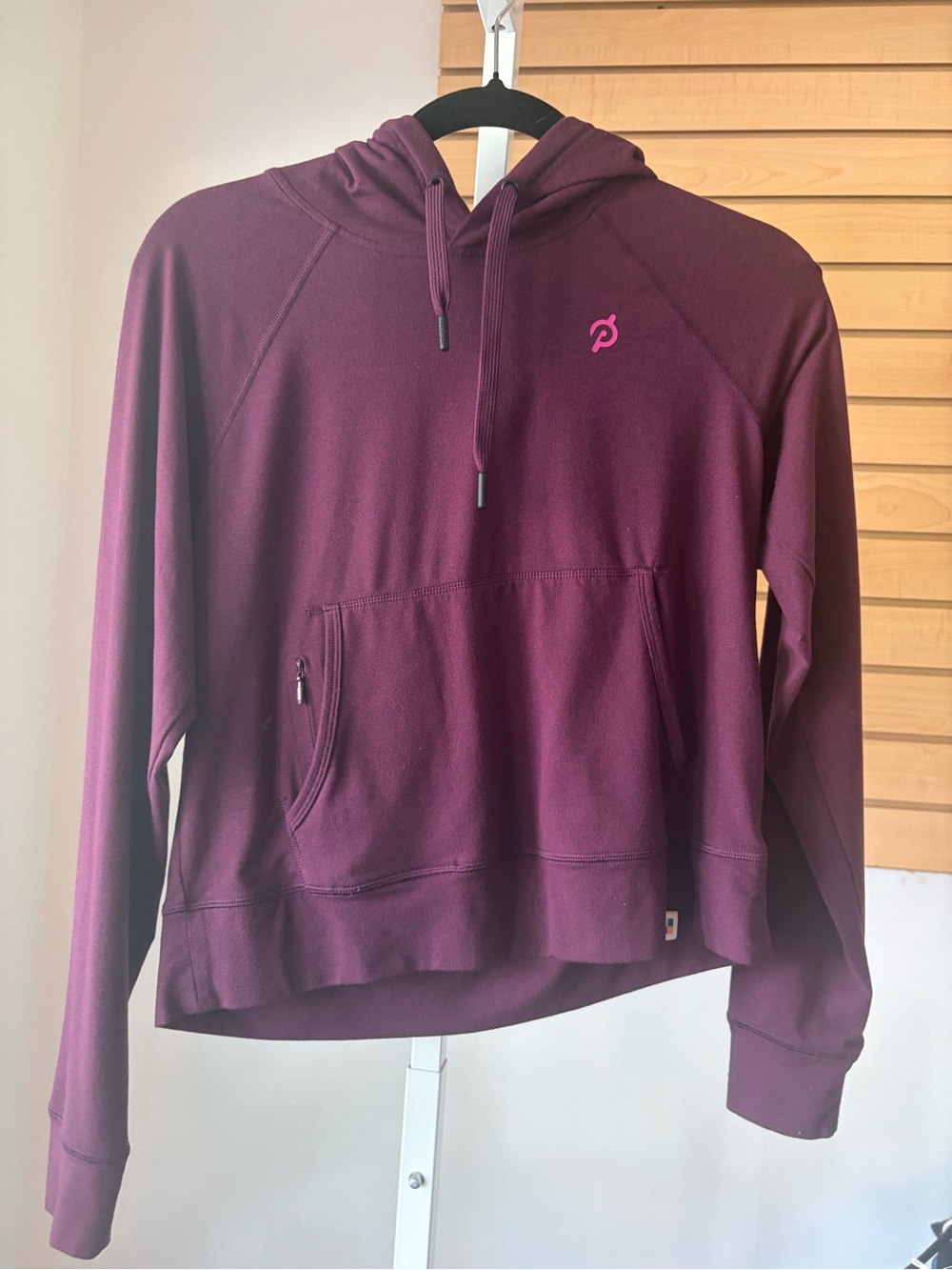 Peloton Women's Plum Pullover Hoodie with Logo